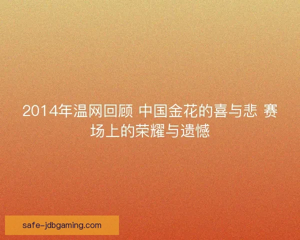 2014年温网回顾 中国金花的喜与悲 赛场上的荣耀与遗憾